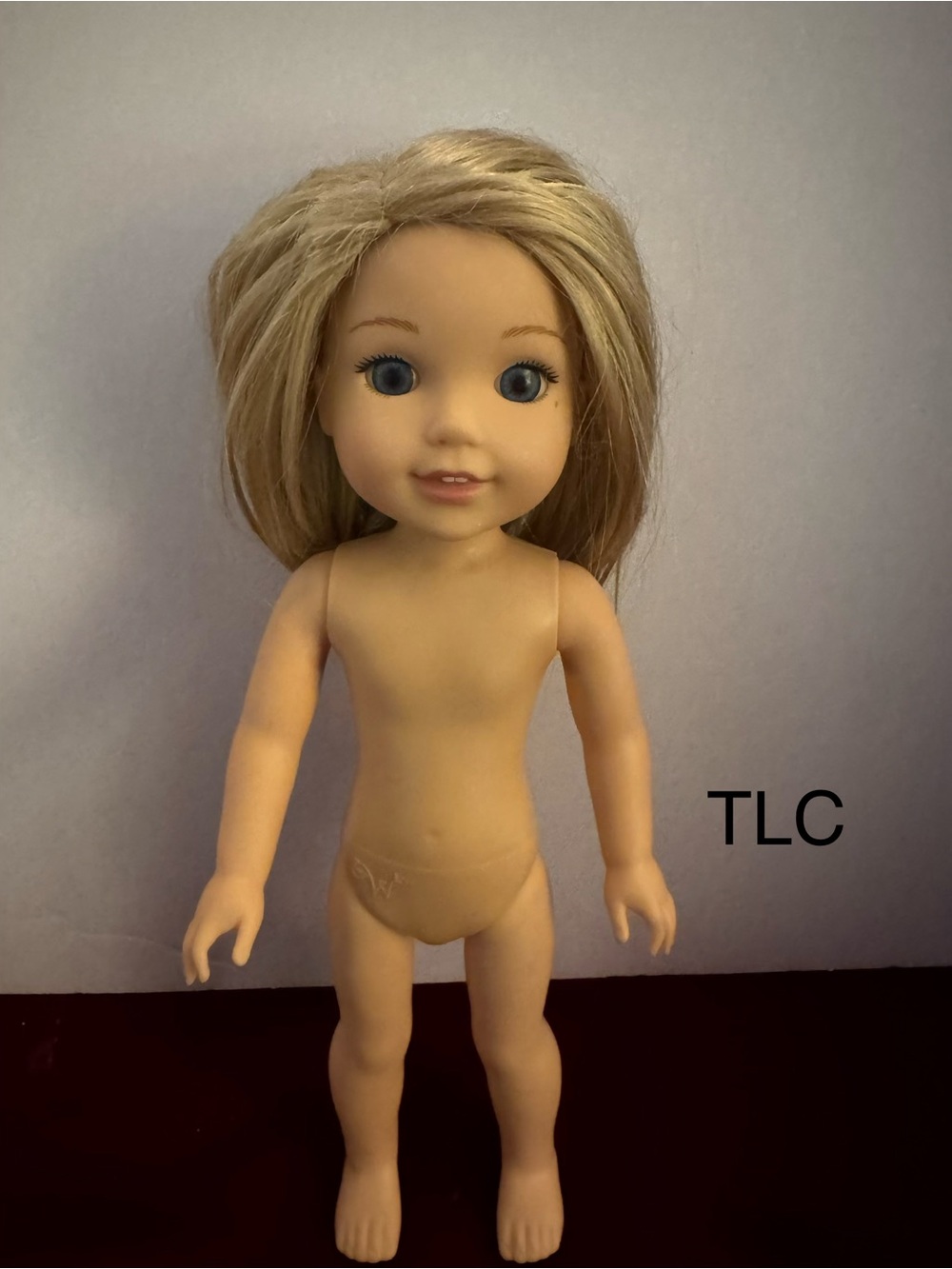 American Girl WellieWishers "Camille" Doll, Straight Blonde Hair Blue Eyes TLC
